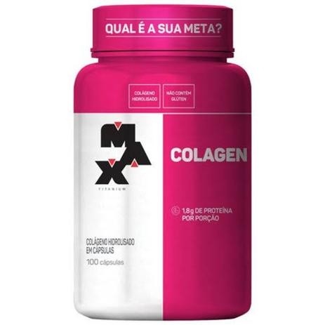 Colagen Pote Com 100 Caps - Max Titanium